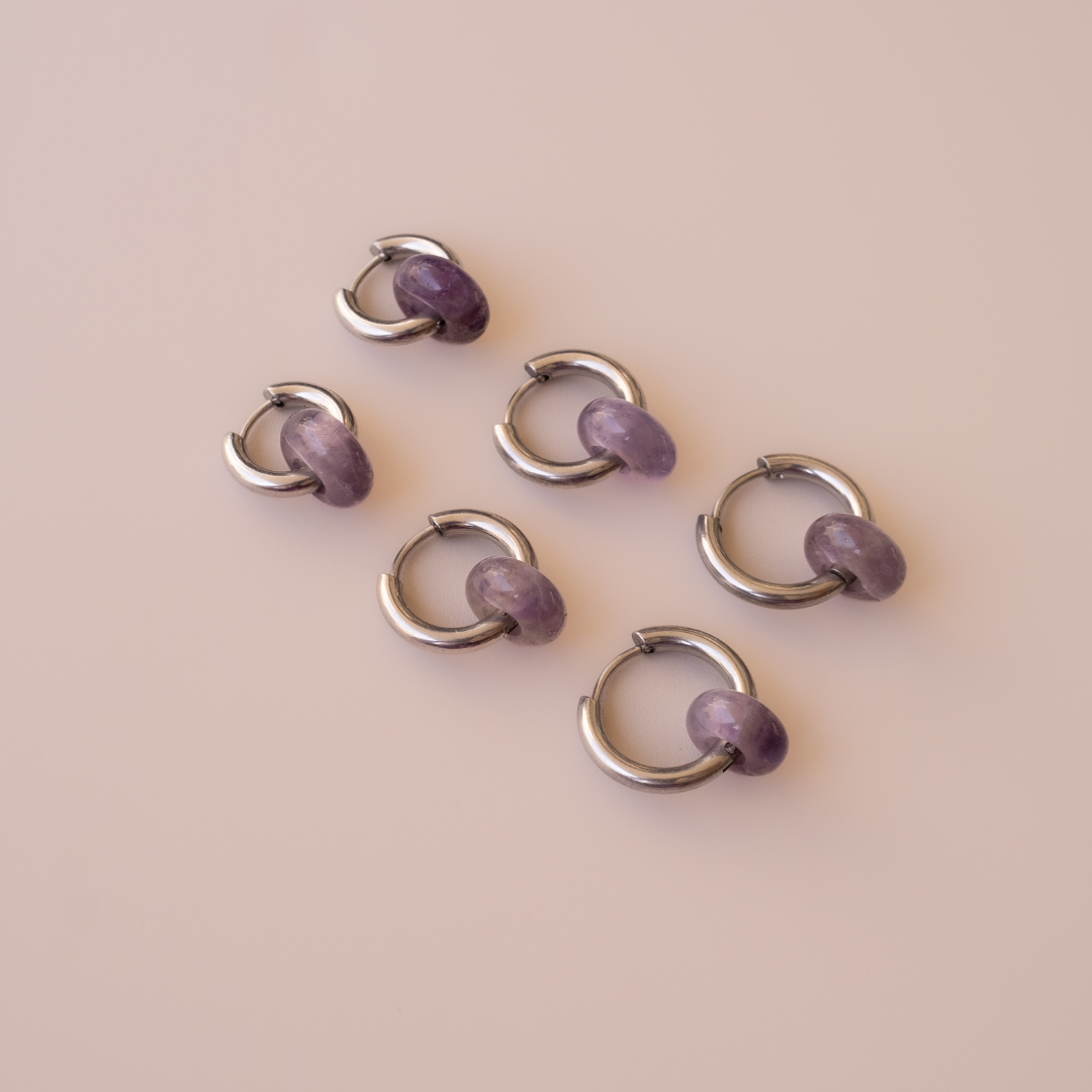 Arete Amatista Mini