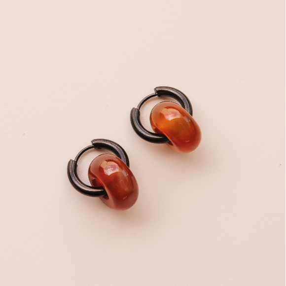 Arete Cornalina Medi