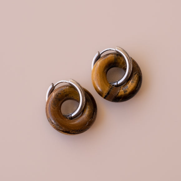 Arete Ojo de Tigre Big