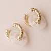 Arete Cuarzo Blanco Big