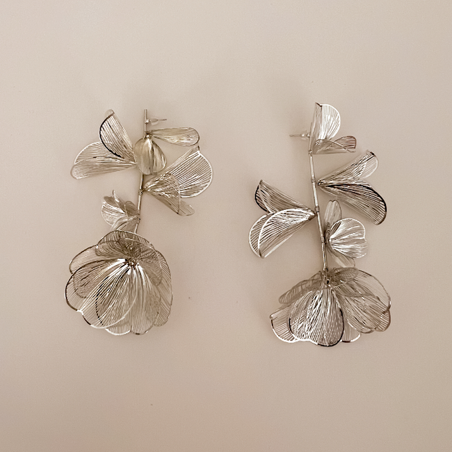 Aretes Martha Plata