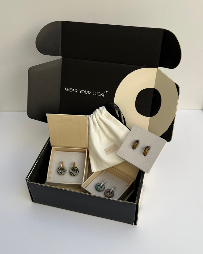 KIT BIG ESSENTIALS: 3 pares de piedras big + 2 pares de argollas