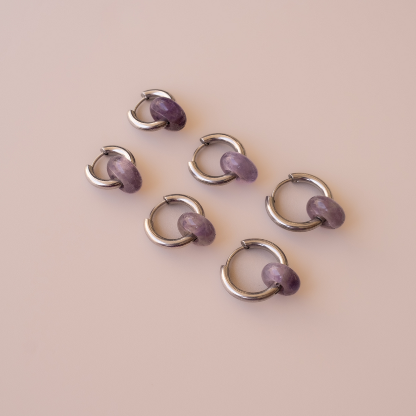 Arete Amatista Mini