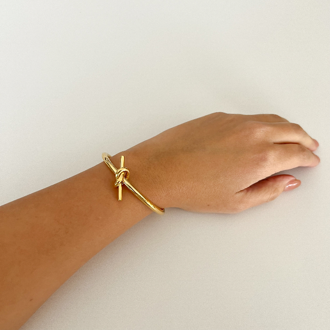 Pulsera Nudo Mini Dorada
