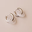 Arete Cuarzo Blanco Big