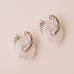 Arete Cuarzo Blanco Big