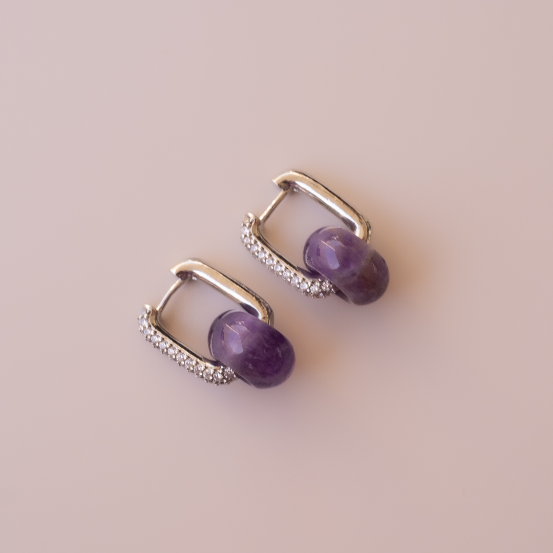 Arete Amatista Mini