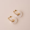 Arete Cuarzo Blanco Big