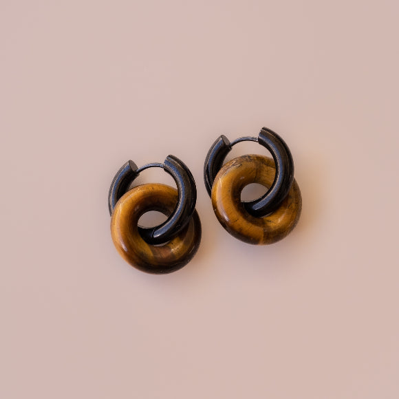 Arete Ojo de Tigre Big