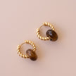 Arete Ojo de Tigre Medi