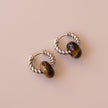 Arete Ojo de Tigre Medi