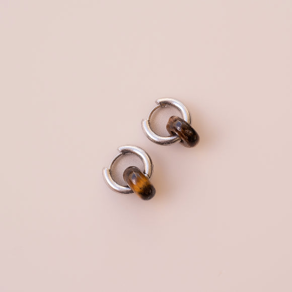 Arete Ojo de Tigre Mini