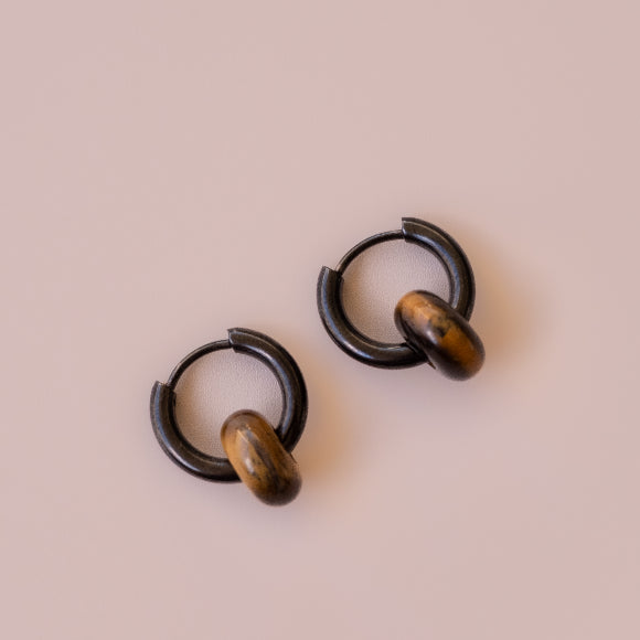 Arete Ojo de Tigre Mini