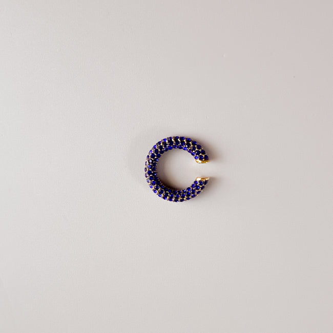 Earcuff Brillo Azul Rey