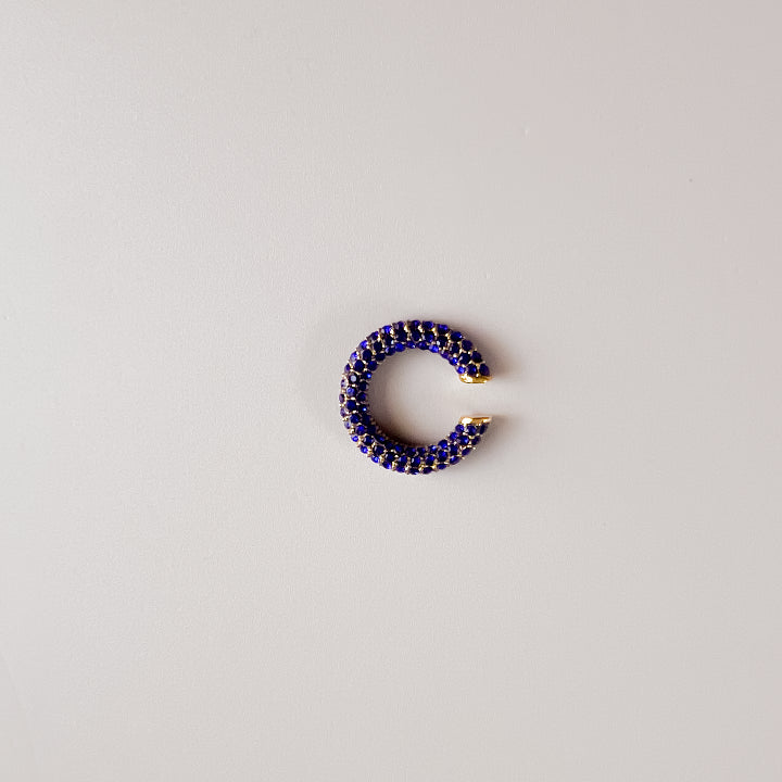 Earcuff Brillo Azul Rey