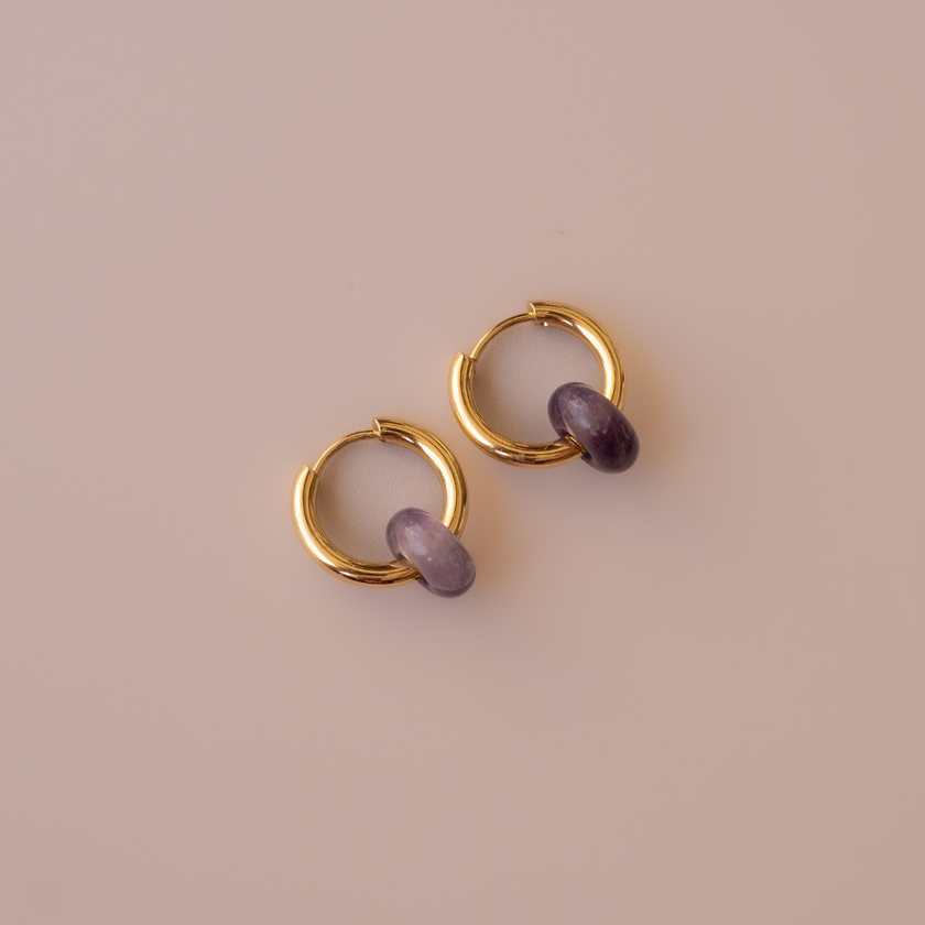 Arete Amatista Mini
