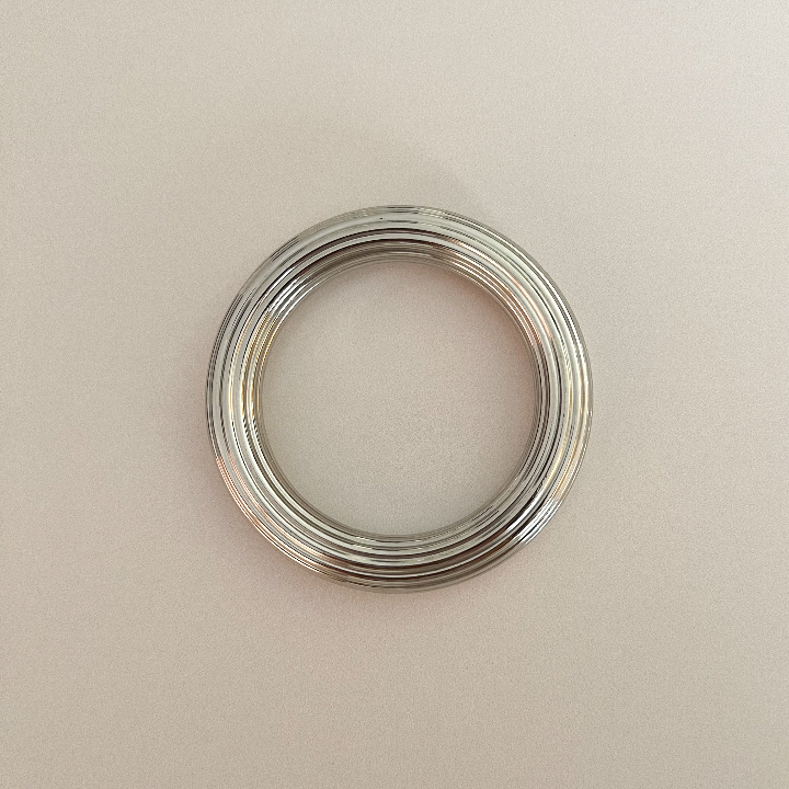 Pulsera Jumbo Retro Plata
