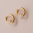 Arete Cuarzo Blanco Big