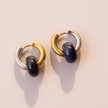 Arete Aventurina Azul Medi