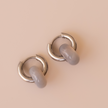 Arete Cuarzo Ahumado Medi