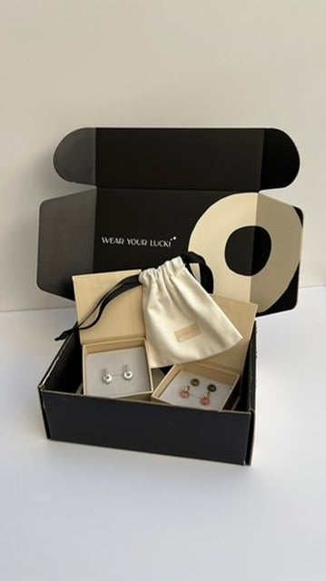 KIT MINI ESSENTIALS: 3 pares de piedras MINI + 2 argollas