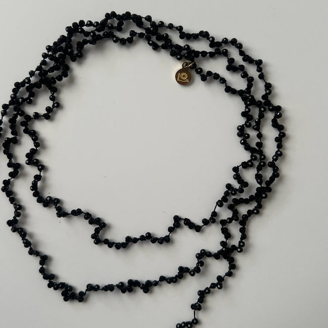 Collar Constelaciones Cristales Negro