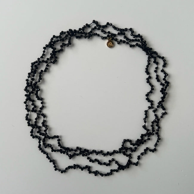 Collar Constelaciones Cristales Negro