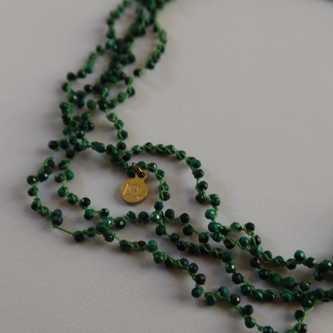 Collar Constelaciones  Malaquita