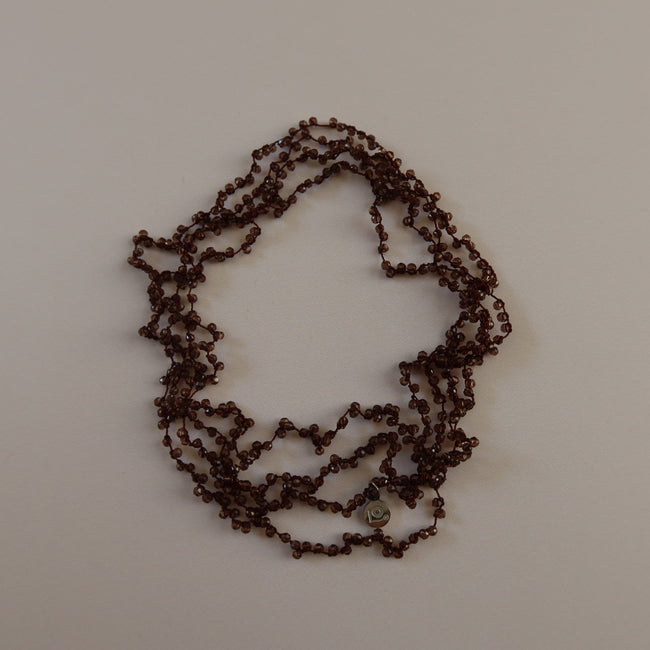 Collar Constelaciones Cristales Café