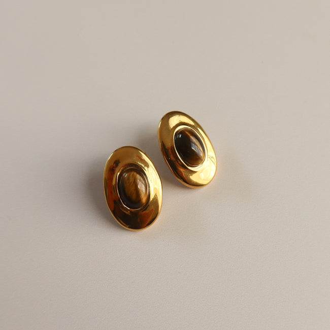 Aretes Regina Ojo de Tigre
