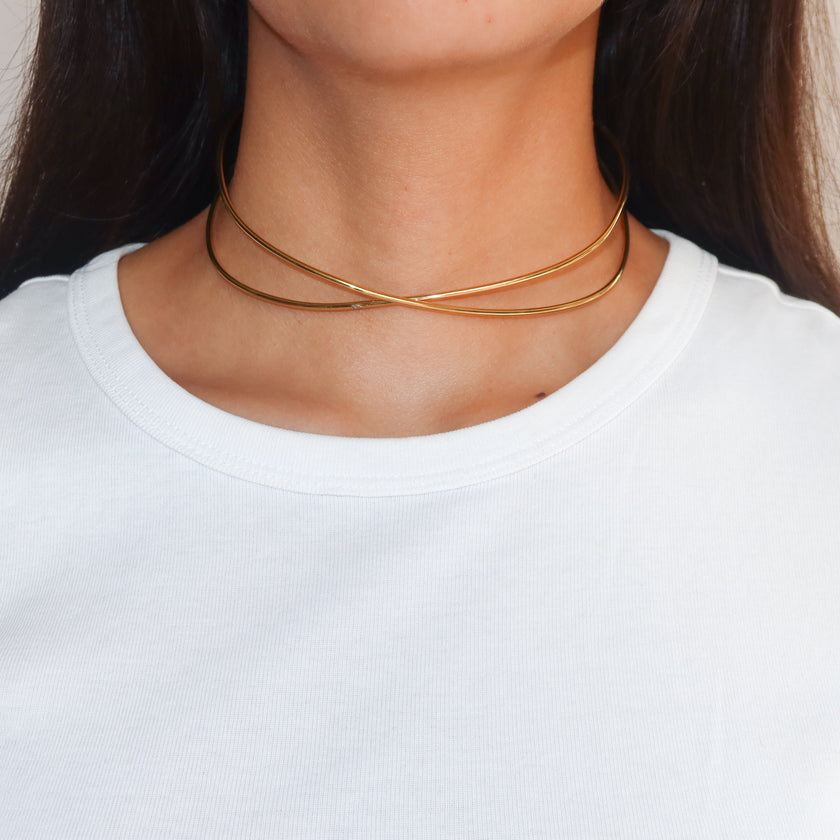 Chocker Rígido Cruzado