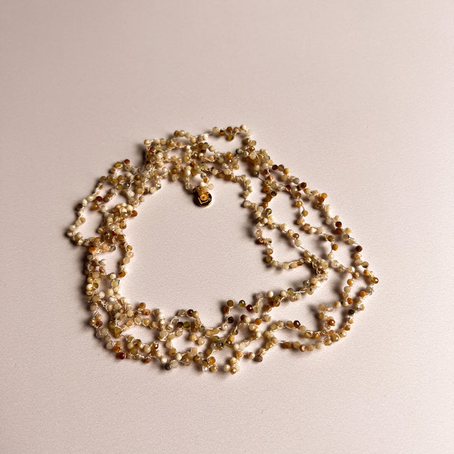 Collar Constelaciones Ágata Amarilla