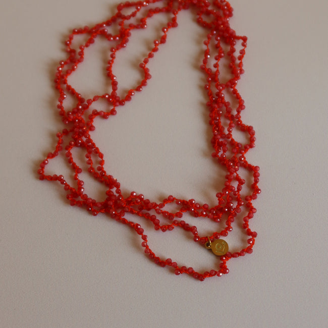 Collar Constelaciones Cuarzo Cherry