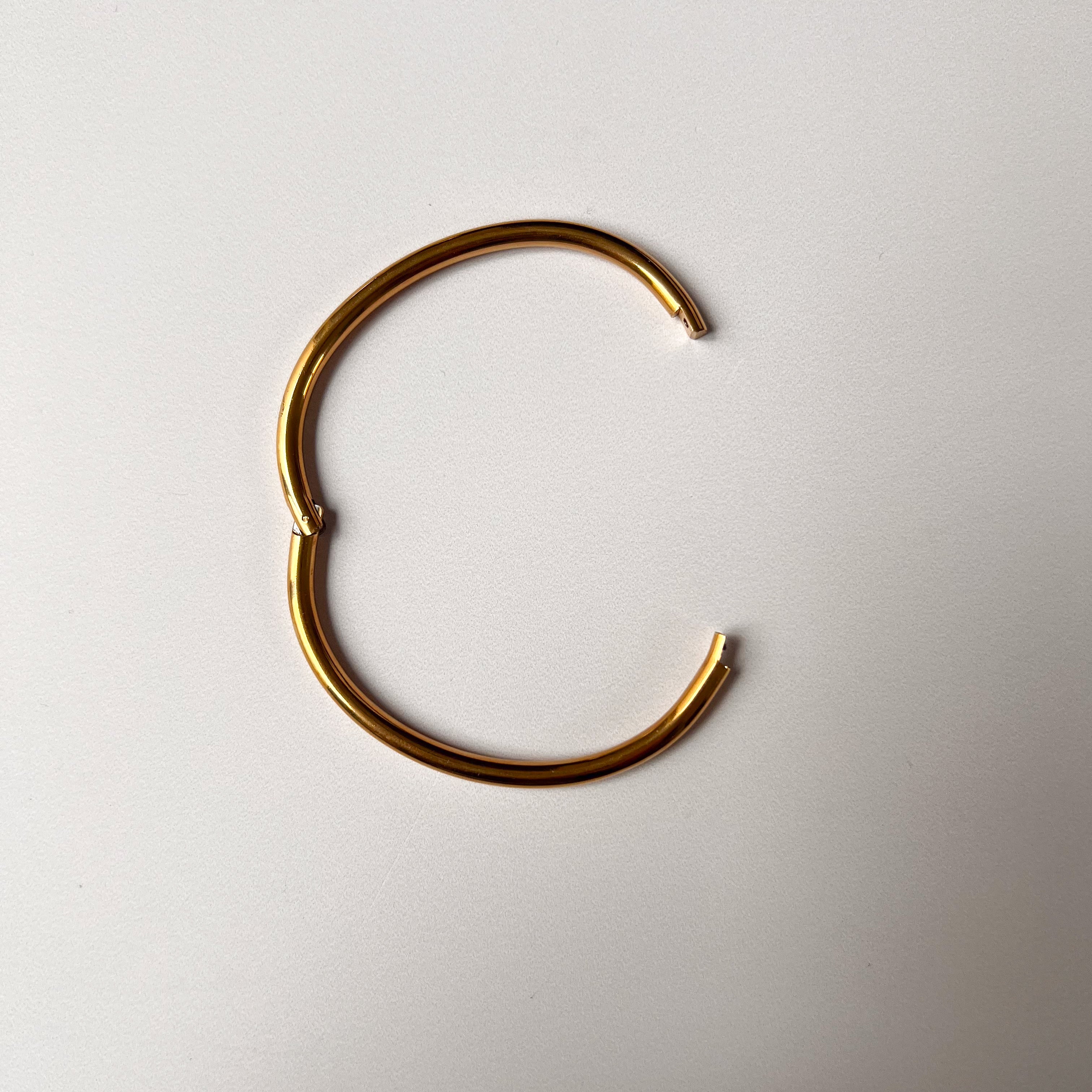 Pulsera Rígida Ovalada Con Bisagra