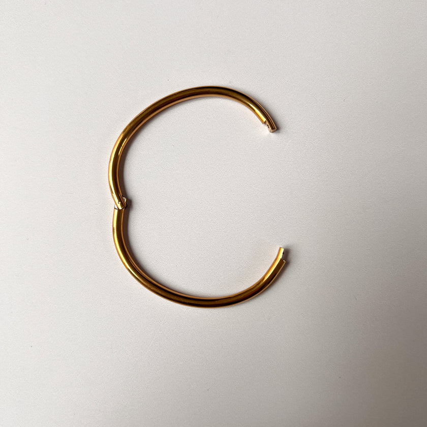 Pulsera Rígida Ovalada Con Bisagra