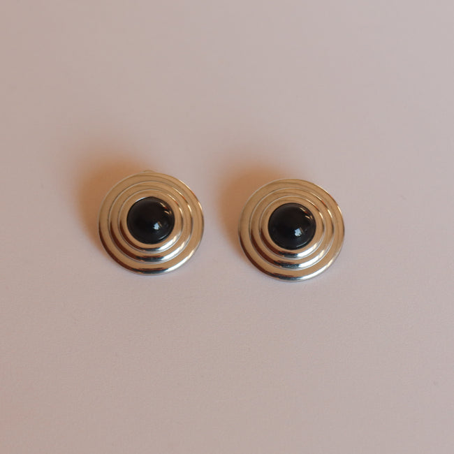 Aretes Eleven Negro