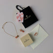 BEST SELLER: Collar Malú + aretes de cuarzo medi