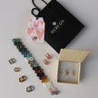 FULL LUCKY: SET PULSERAS + ARETES MINI DE CUARZO