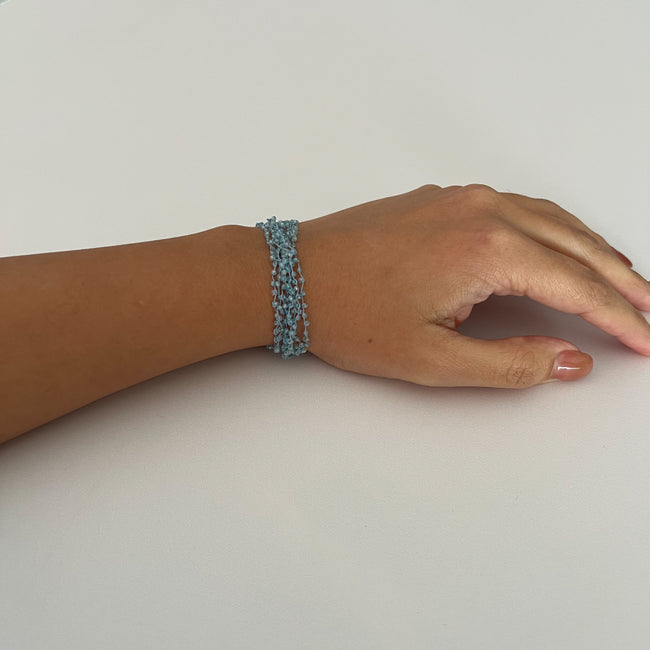 Collar Constelaciones Aguamarina