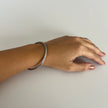 Pulsera Rígida con Bisagra Plata