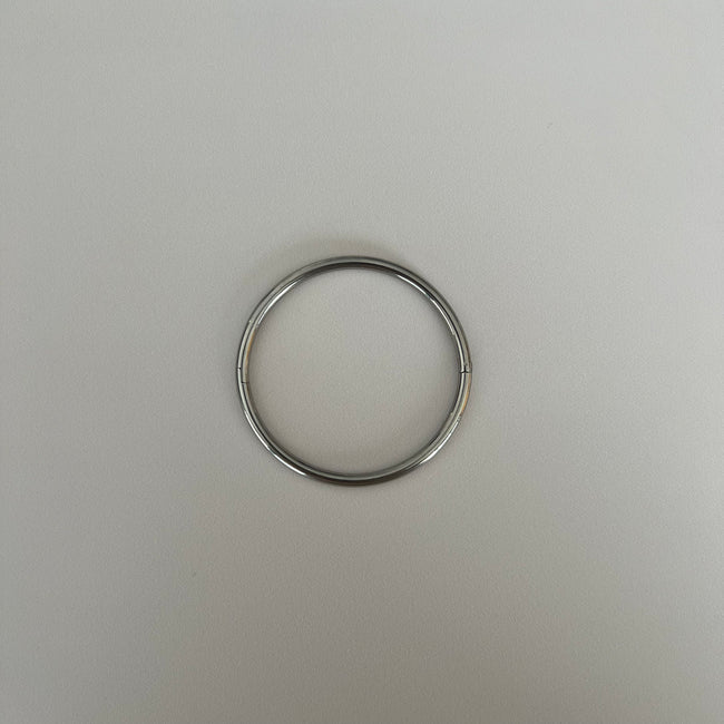 Pulsera Rígida con Bisagra Plata