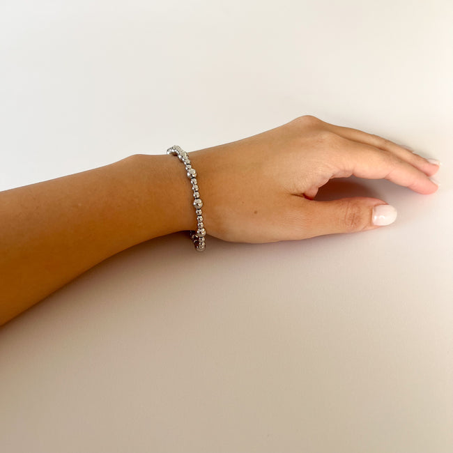 Pulsera Balin Irregular Plata