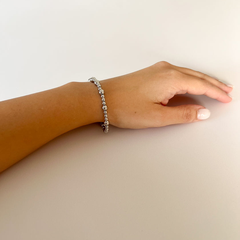 Pulsera Balin Irregular Plata