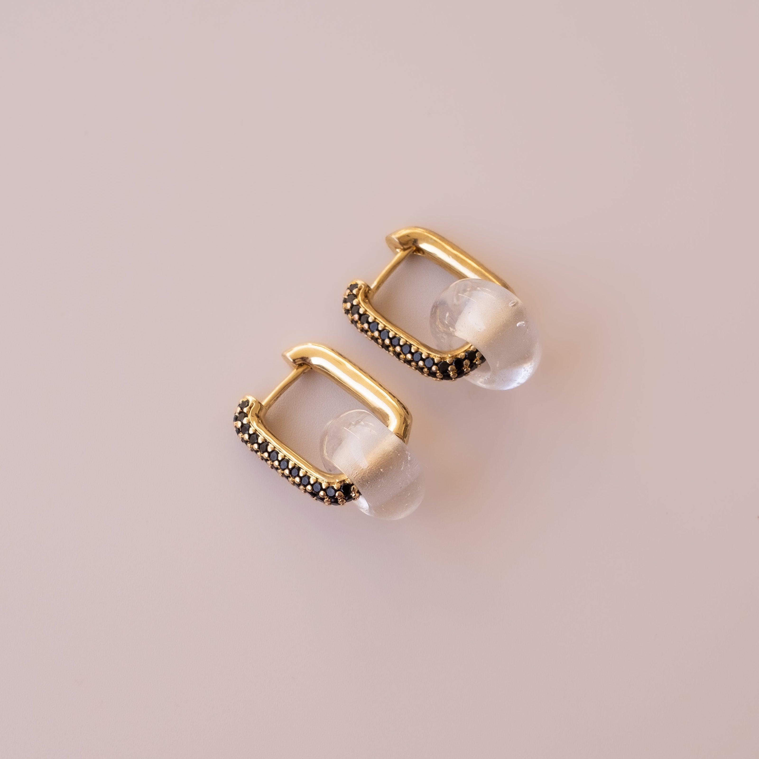 Arete Cuarzo Blanco Medi
