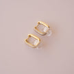 Arete Cuarzo Blanco Medi