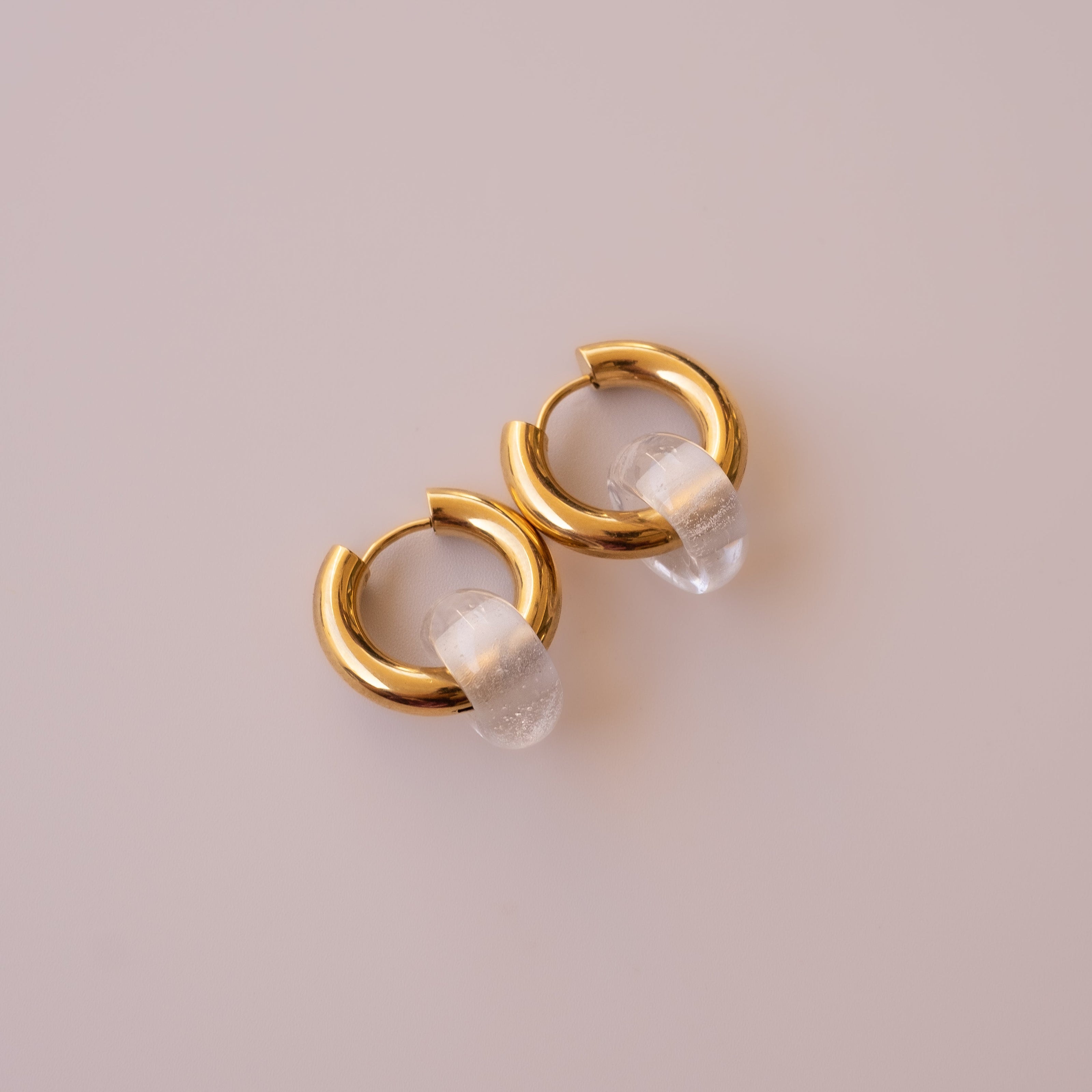 Arete Cuarzo Blanco Medi
