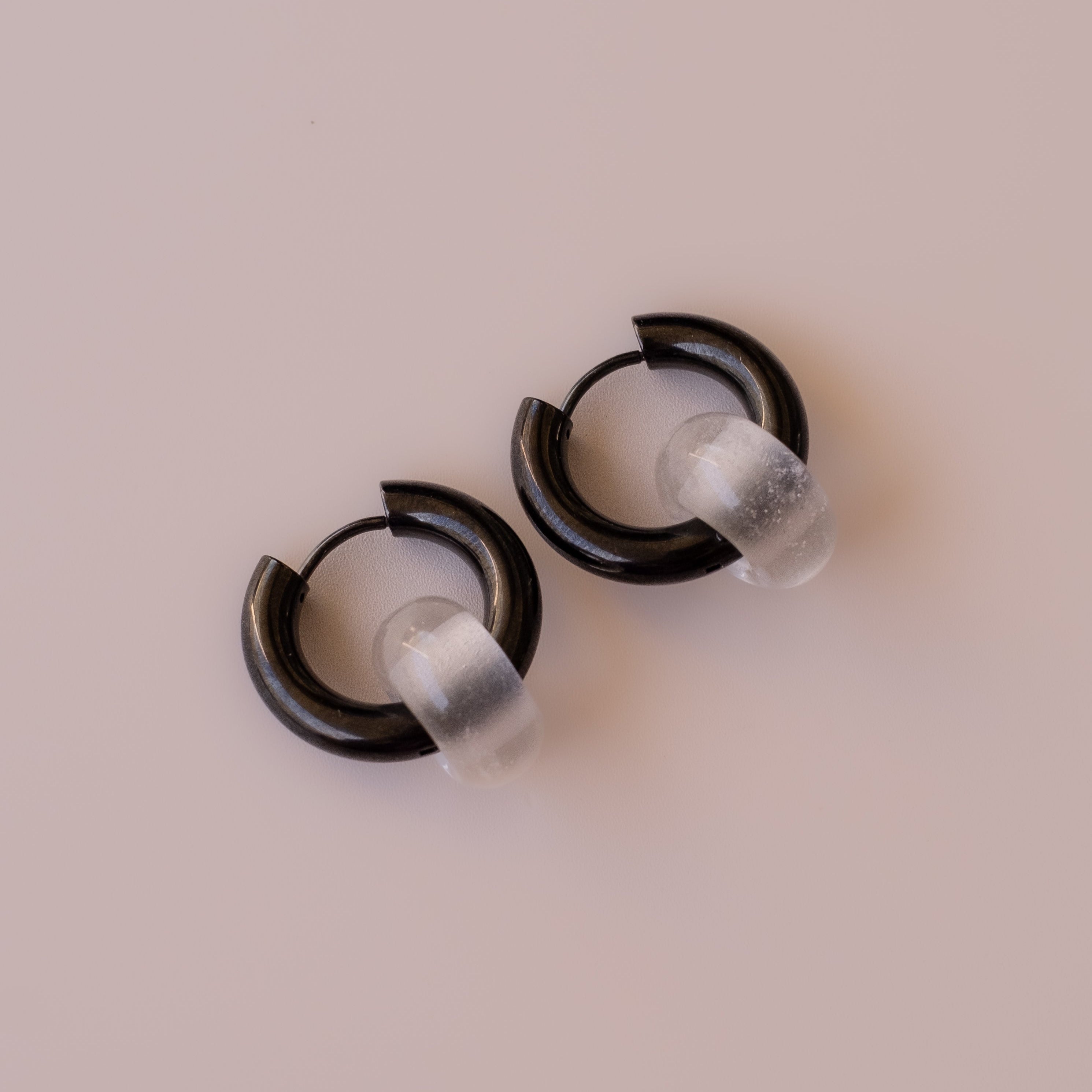 Arete Cuarzo Blanco Medi