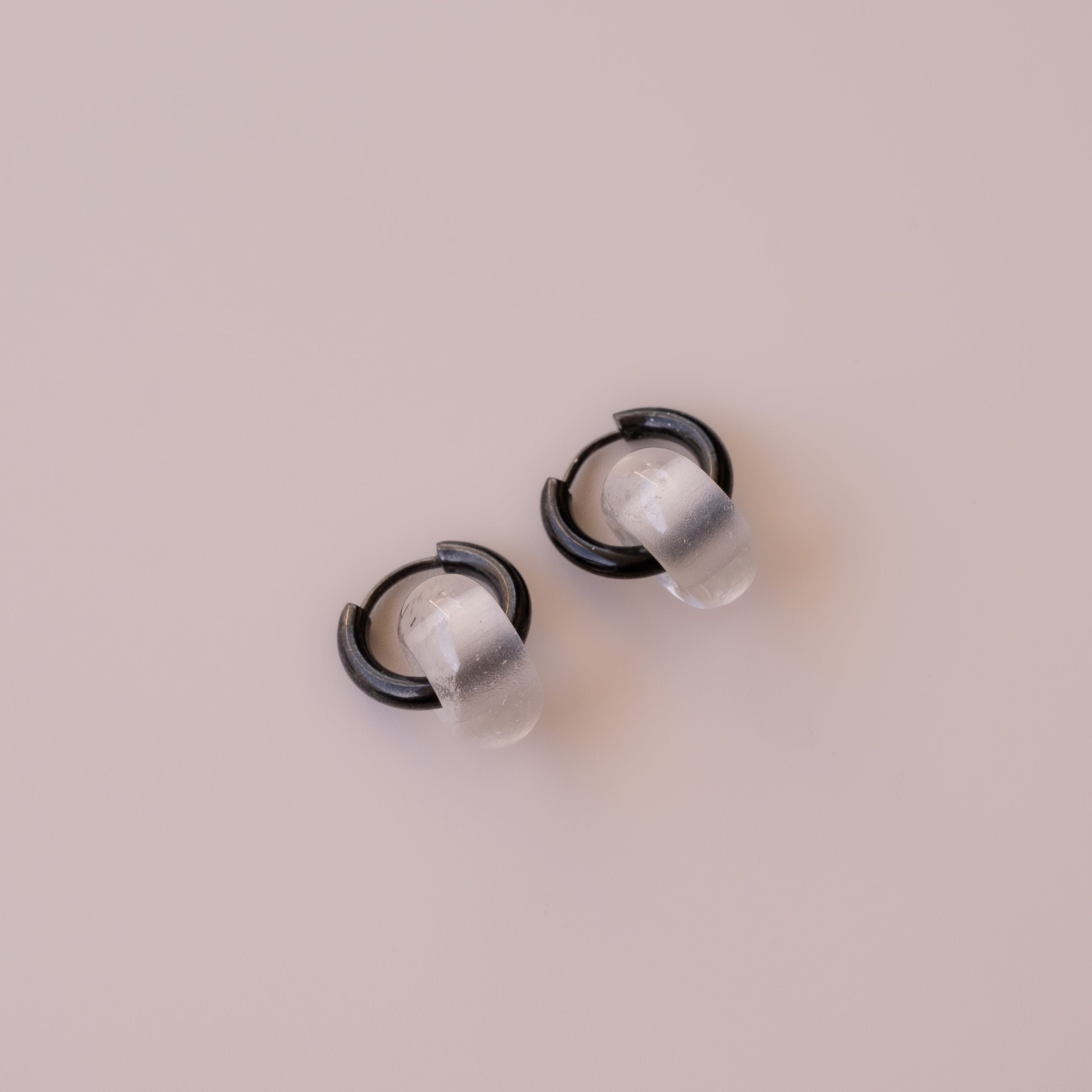 Arete Cuarzo Blanco Mini