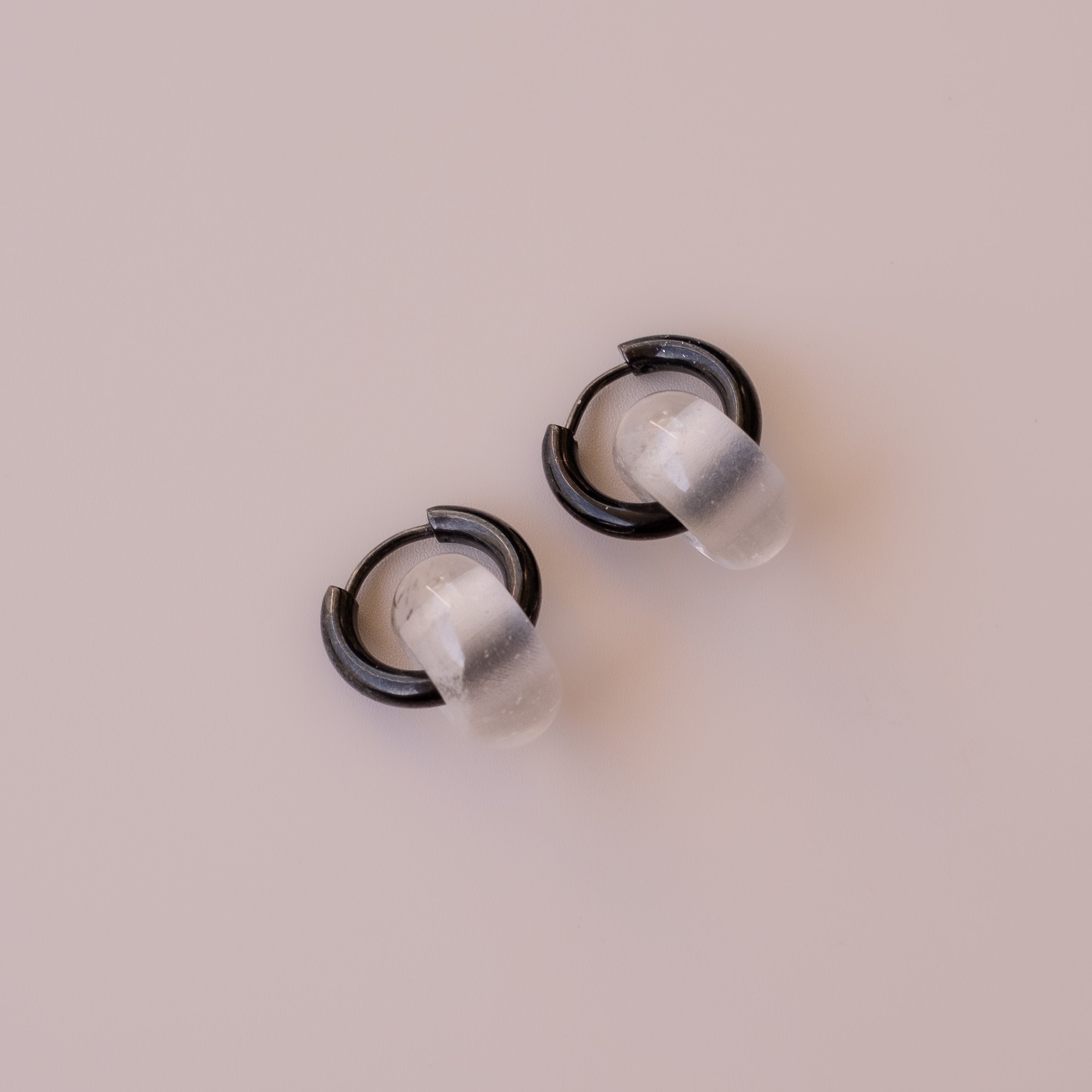 Arete Cuarzo Blanco Medi