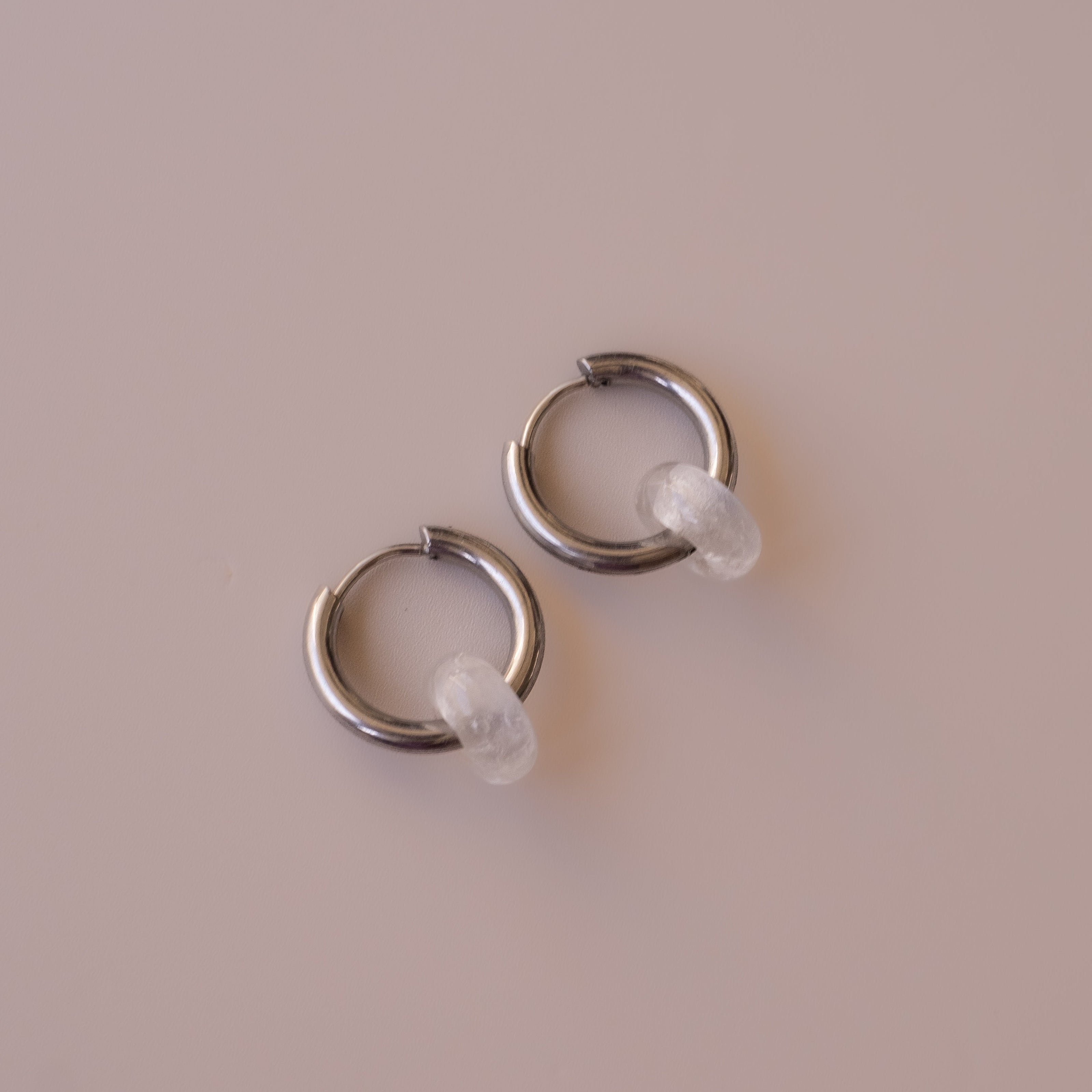 Arete Cuarzo Blanco Mini